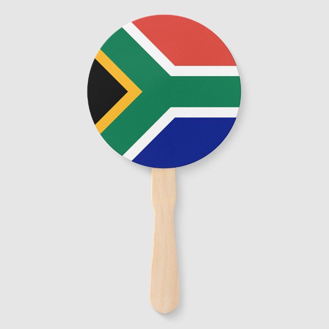 Abanico Bandera de Sudáfrica (Anverso)