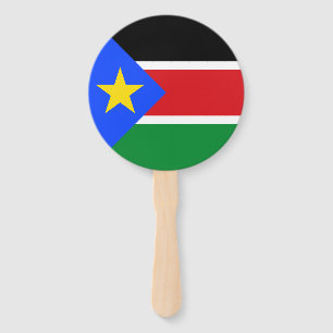 Abanico Bandera de Sudán del Sur
