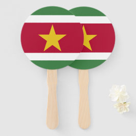 Abanico Bandera de Surinam