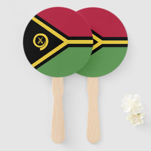 Abanico Bandera de Vanuatu