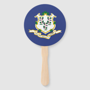 Abanico Bandera del estado de Connecticut