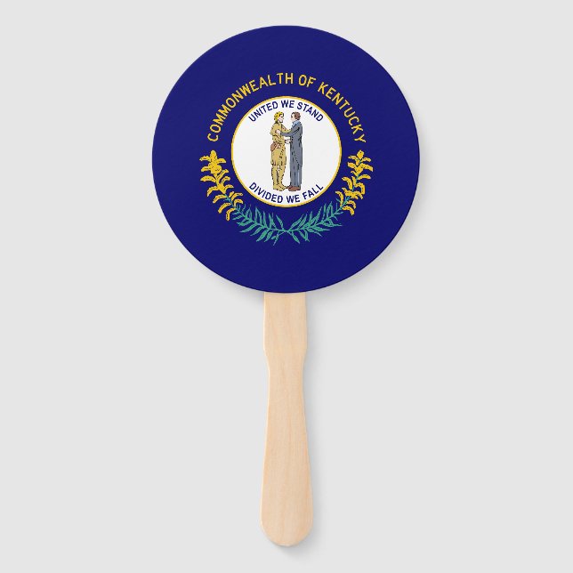 Abanico Bandera del estado de Kentucky (Anverso)