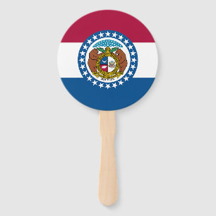 Abanico Bandera del estado de Missouri
