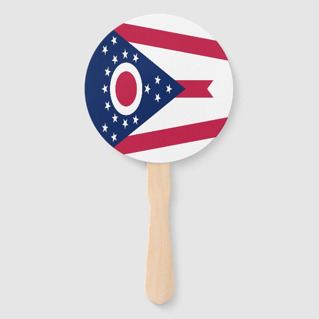Abanico Bandera del estado de Ohio (Anverso)