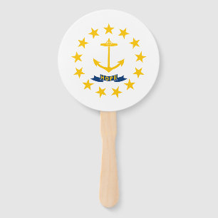 Abanico Bandera del estado de Rhode Island