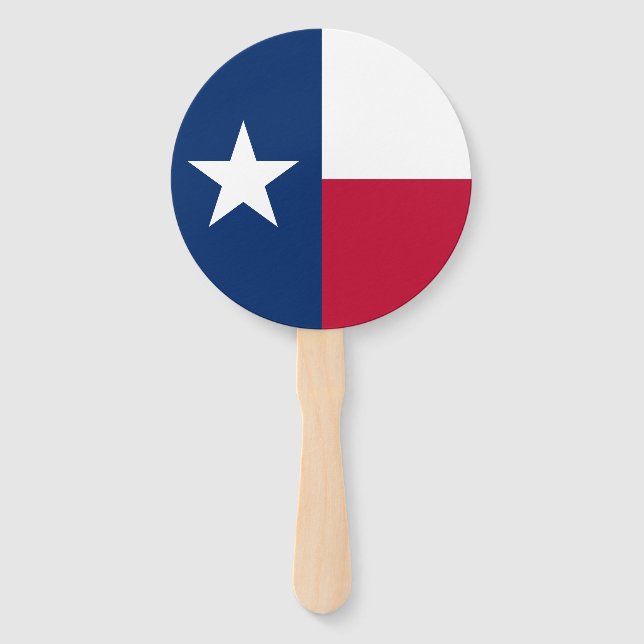 Abanico Bandera del estado de Texas (Anverso)