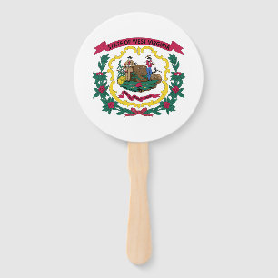 Abanico Bandera del estado de Virginia Occidental