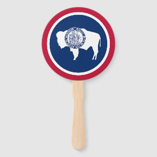 Abanico Bandera del estado de Wyoming