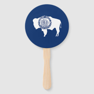 Abanico Bandera del estado de Wyoming