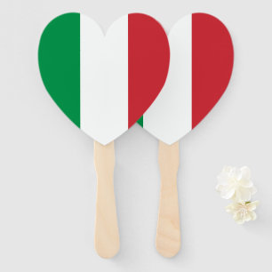 Abanico Bandera italiana del banquete de boda del