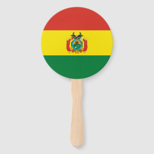 Abanico Bandera Patriótica de Bolivia