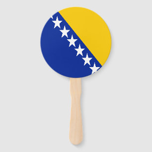 Abanico Bandera Patriótica de Bosnia Herzegovina