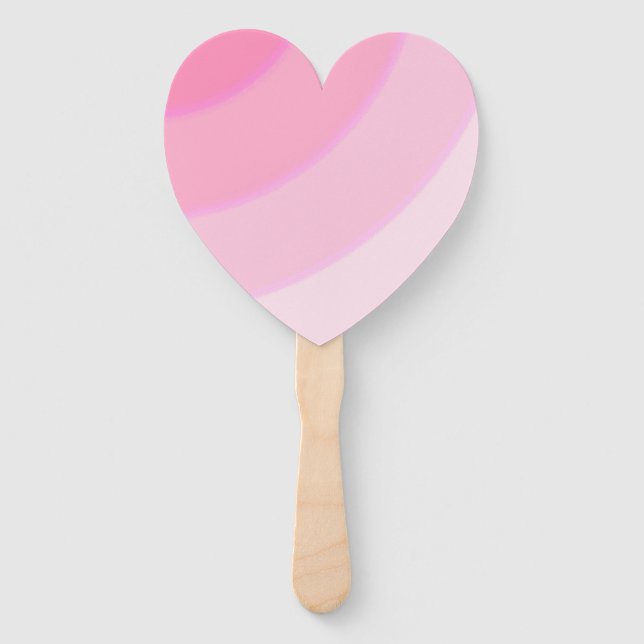 Abanico Bandera rosa conjunto de fans (Anverso)