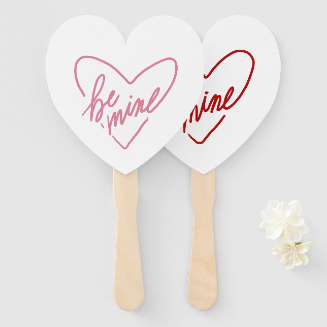 ABANICO BE MINE  (Anverso y reverso)