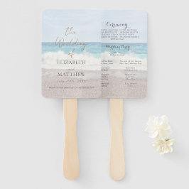 Abanico Beach Wedding Seaside/Oceanside Wedding Program
