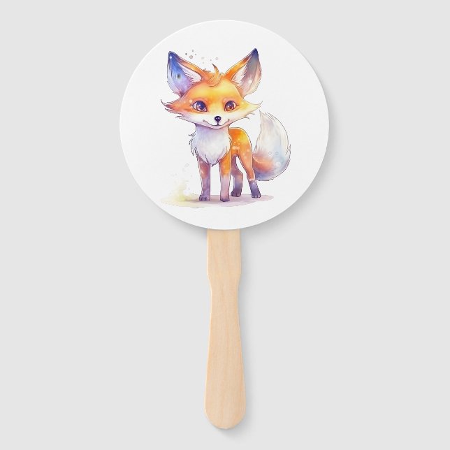 Abanico Bebé lindo Fox conjunto de fans (Reverso)