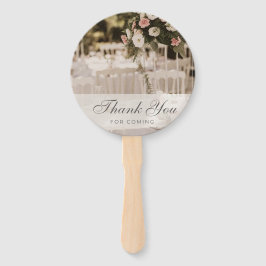 Abanico Beige Pastel Elegant Gracias