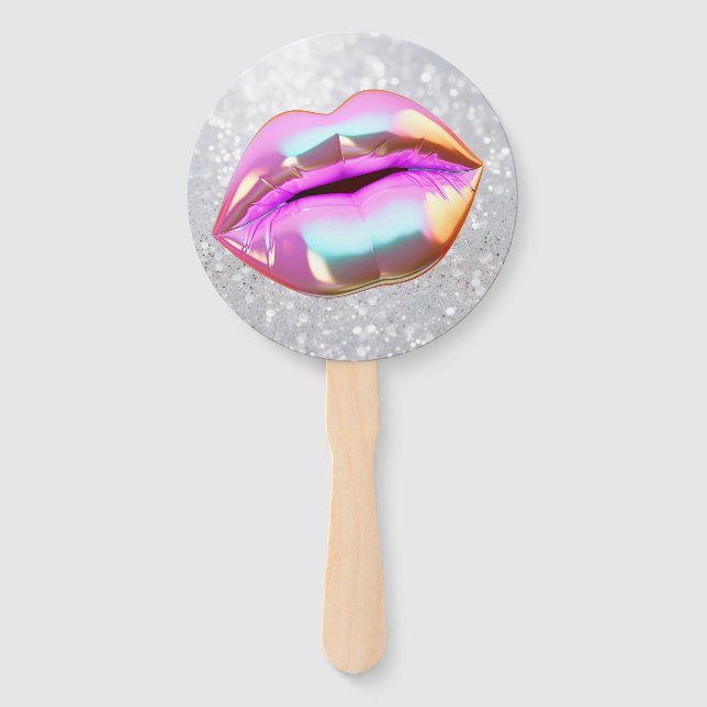 Abanico Besando mi despedida de los "20" (Anverso)