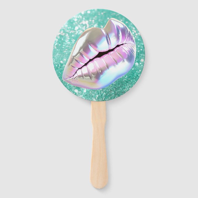 Abanico Besando mi despedida de los "30" (Anverso)