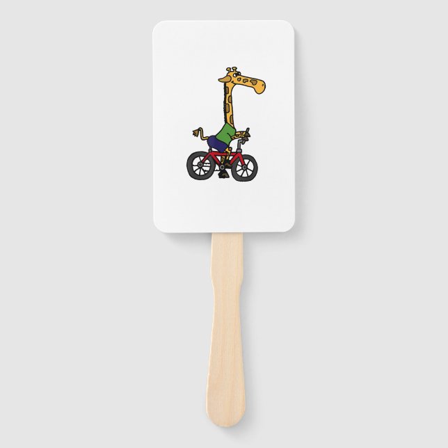Abanico Bicicleta Guay Giraffe Riding (Anverso)