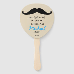 Abanico Bigote...que tomes una. Nuestro hombrecito es uno