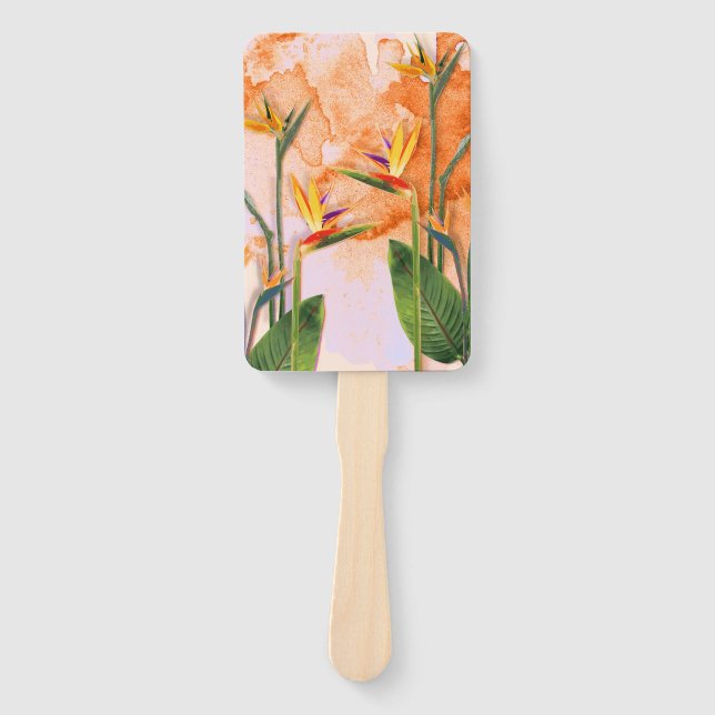 Abanico  Birds of Paradise in Bloom (Anverso)