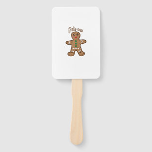 Abanico Bite Me Gingerbread Funny Cookie Navidades Gracias