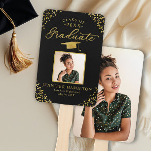 Abanico Black Gold Confetti 2 Fogonero Graduado