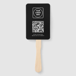 Abanico Black QR | Professional Business Logo Design