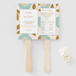 Abanico Blue Floral Wedding