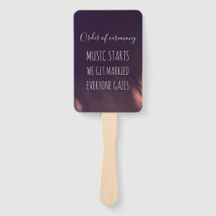 Abanico Boda celestial del boho de la salida del desierto