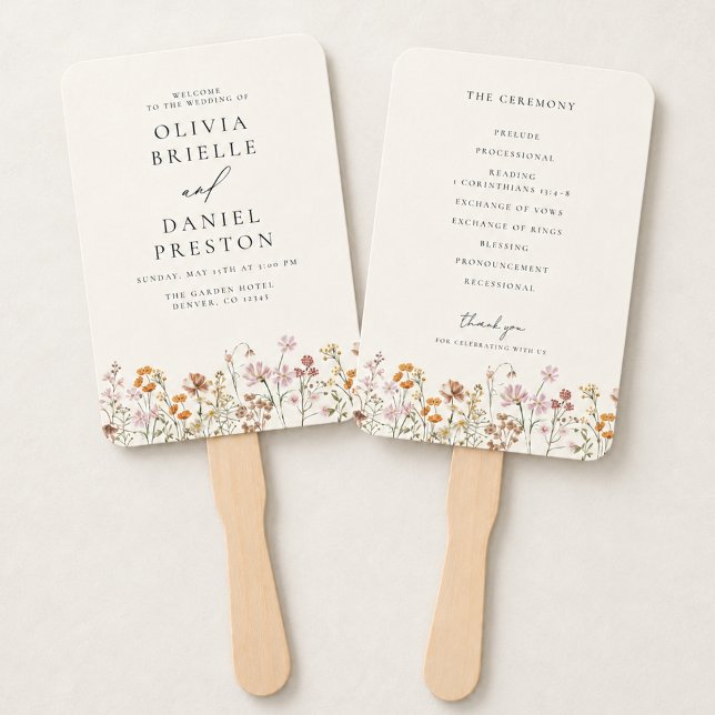 Abanico Boda de flores silvestres (Subido por el creador)