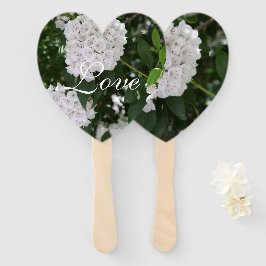 Abanico Boda de laurel de la montaña blanca