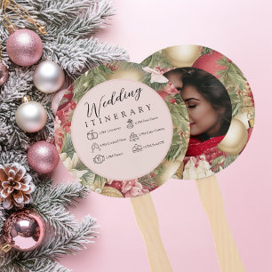 Abanico Boda de Navidades festivos