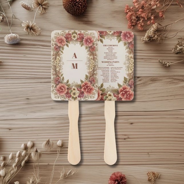 Abanico Boda de Ornamentos Florales de Royal Victorian (Subido por el creador)