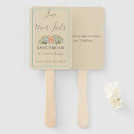 Abanico Boda del Paraíso de la Playa