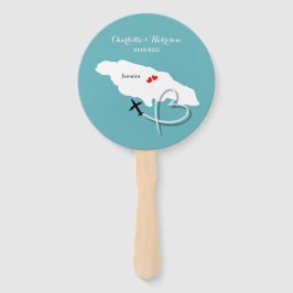 Abanico Boda Destino Jamaica