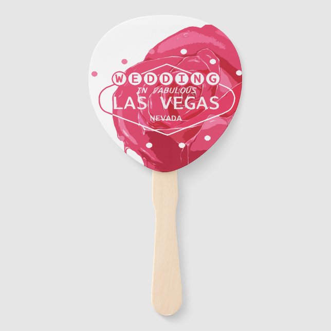 Abanico Boda en Las Vegas (Anverso)