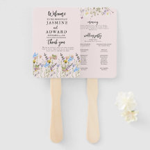Boda floral de flores silvestres simples modernas