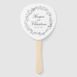 Abanico Boda Floral y fotográfico Delicate