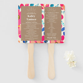 Abanico Boda inspirado en el libro de dibujos animados