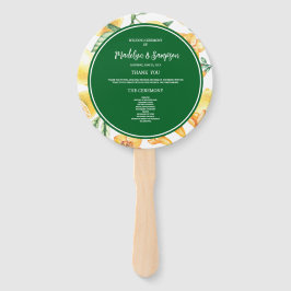 Abanico Boda italiano Lemon La Dolce Vita