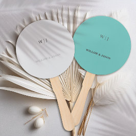 Abanico Boda minimalista elegante