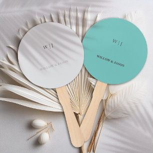 Abanico Boda minimalista elegante