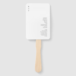 Abanico Boda moderno