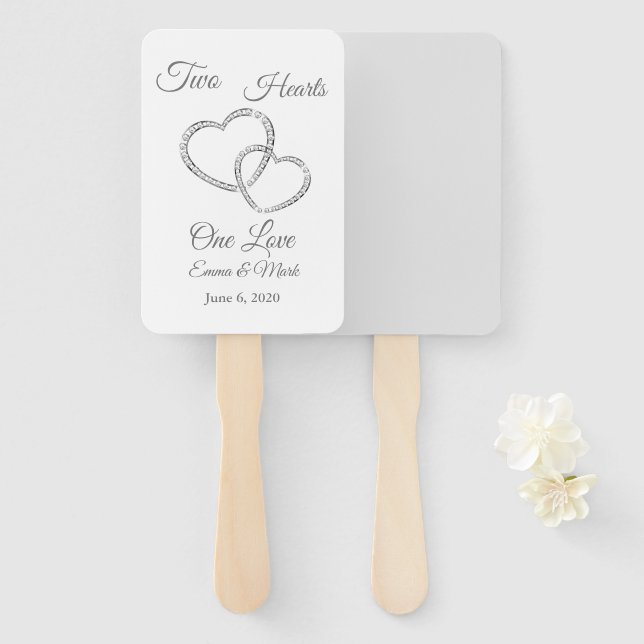 Abanico Boda Paddle Fan (Anverso y reverso)