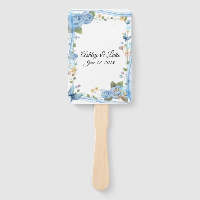 Abanico Boda Paddle Fan (Anverso)