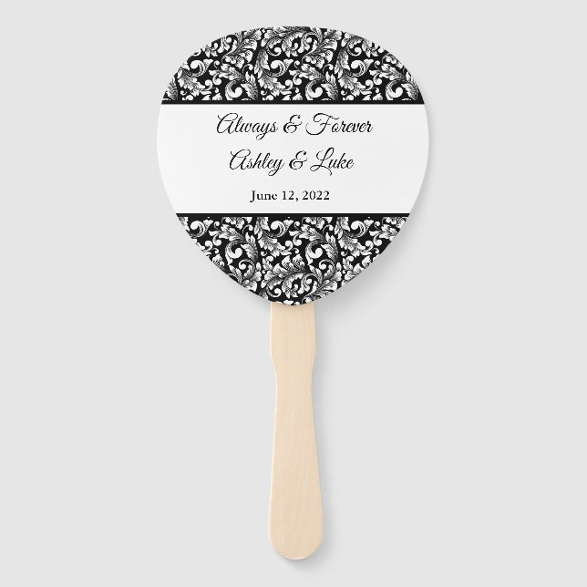 Abanico Boda Paddle Fan (Anverso)