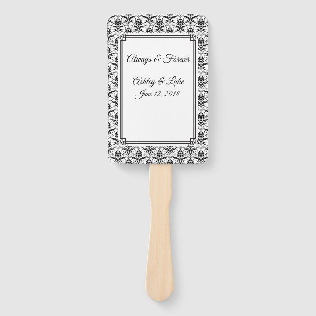 Abanico Boda Paddle Fan (Anverso)