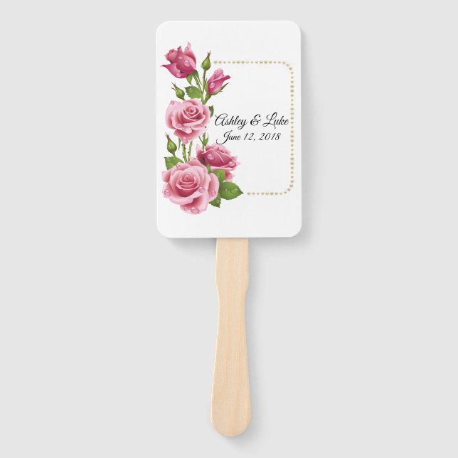 Abanico Boda Paddle Fan (Anverso)